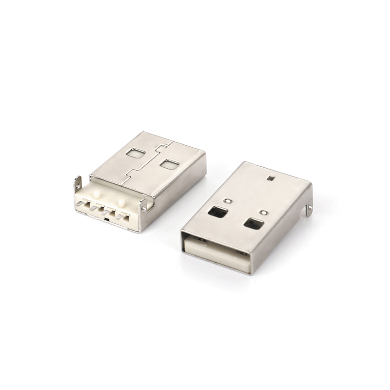 01MT-0106 USB AM SMT 直角打點(diǎn)H5.8 端子外露L2.25